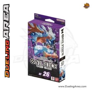 One Piece: Starter Deck 26 PURPLE-BLACK Monkey.D.Luffy (ST-26) - المجموعة بطاقات المبتدئة اصدار 26: مونكي دي لوفي الأرجواني والأسود  (ST-26)