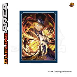 One Piece Card Game Official Sleeves Assortment 12 - Sabo (70-Pack) - Bandai Card Sleeves - غلاف بطاقات لعبة ون بيس الرسمية  12 - سابو ( 70 غطاء) -  بانداي