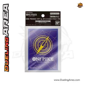 One Piece Card Game Official Sleeves Assortment 2 - Standard Blue (70-Pack) - Bandai Card Sleeves - غلاف بطاقات لعبة ون بيس الرسمية - أزرق قياسي ( 70 غلاف) -   بانداي