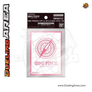 One Piece Card Game Official Sleeves Assortment 2 - Standard Pink (70-Pack) - Bandai Card Sleeves - غلاف بطاقات لعبة ون بيس الرسمية 2 - وردي قياسي ( 70 غلاف) بانداي