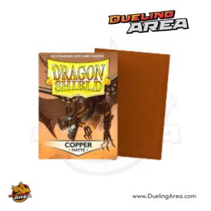 Dragon Shield Matte Sleeves - Copper (100-Pack) - Dragon Shield Card Sleeves - حافظه درع التنين غير اللامعة - نحاسية (عبوة من 100 قطعة)