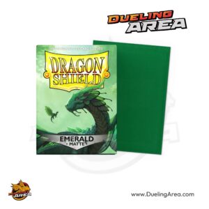 Dragon Shield Matte Sleeves - Emerald (100-Pack) - Dragon Shield Card Sleeves - حافظه درع التنين غير اللامعة - زمردية (عبوة من 100 قطعة)