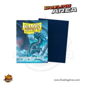 Dragon Shield Matte Standard Sleeves - Midnight Blue (100-Pack) - Dragon Shield Card Sleeves - حافظه بطاقات درع التنين غير اللامعة القياسية - أزرق داكن (عبوة من 100 قطعة)