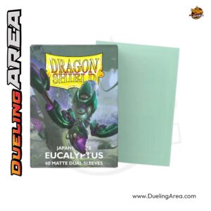 Dragon Shield Dual Matte Japanese Sleeves - Eucalyptus (60-Pack) - Dragon Shield Card Sleeves - حافظه بطاقات دراجون شيلد المزدوجة غير اللامعة - أوكالبتوس (عبوة من 60 قطعة)